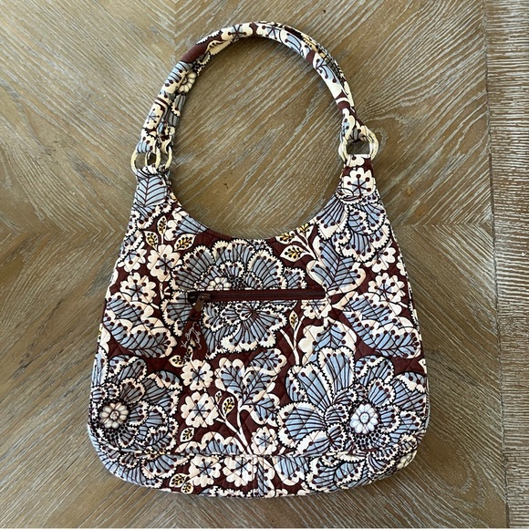 Vera Bradley Handbags - Vera Bradley Large Hobo Tote in Retired Pattern of Slate Blooms
